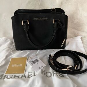 NWT - Michael Kors Black Satchel Bag
